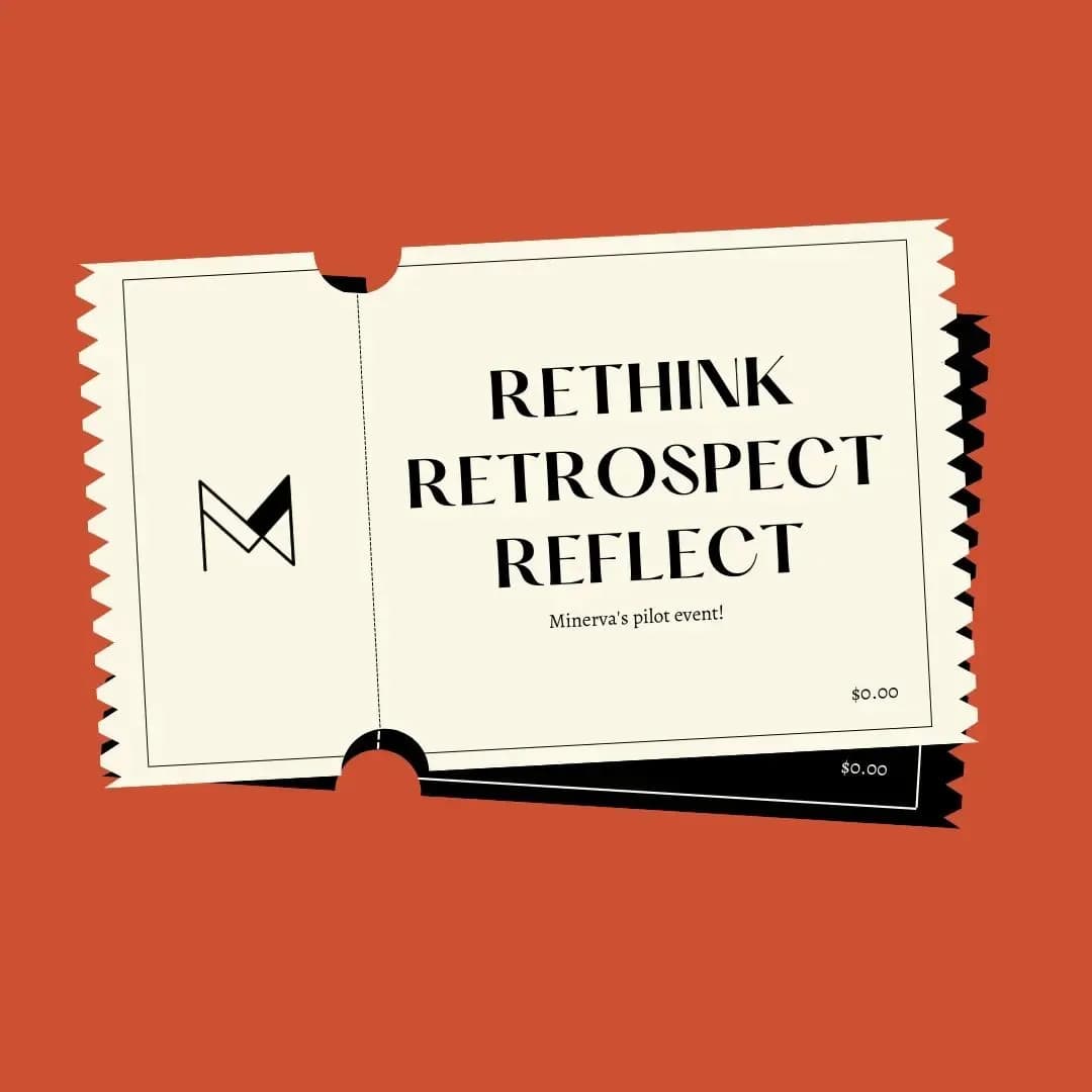 Rethink Retrospect Reflect poster